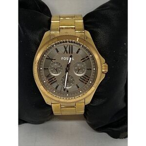 Fossil Cecile AM4533 Women's Gold Stainless Steel Analog Dial Quartz Watch BP677